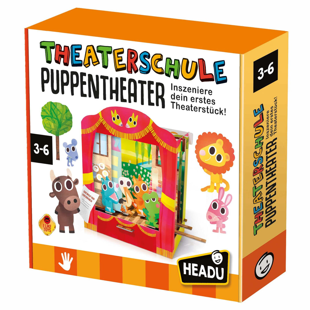 Headu „Theaterschule Puppentheater – Inszeniere Dein erstes Theaterstück!“: Lernspiel für Kinder im