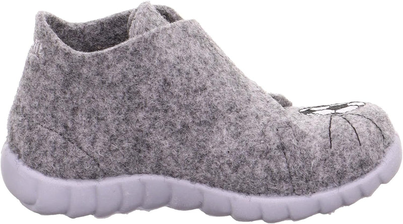 Superfit Baby-Jungen Happy Wollfilz Hausschuh 20 EU Grau 2020, 20 EU Grau 2020