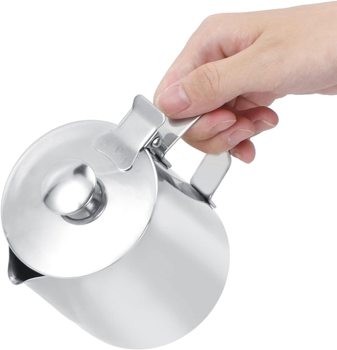 Tasse ziehen,350ml Espresso Steaming Pitchers Edelstahl Milch Craft Kaffee Latte Schaum Art Krug Kru