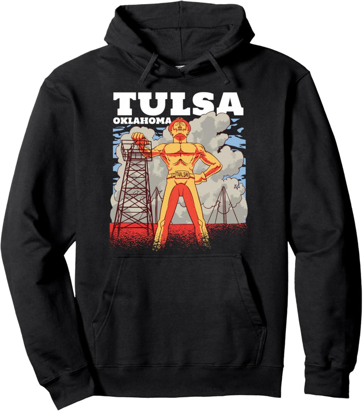 Tulsa Oklahoma Abbildung - State Pride Pullover Hoodie