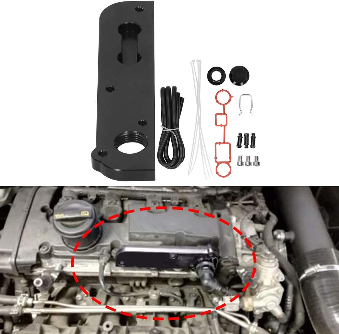 PCV Löschplatten Kit, PCV Lösch Bypass Reparatursatz Zubehör für Kaninchen/EOS 2.0T FSI Motoren