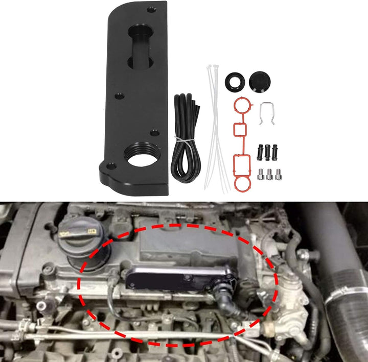 PCV Löschplatten Kit, PCV Lösch Bypass Reparatursatz Zubehör für Kaninchen/EOS 2.0T FSI Motoren
