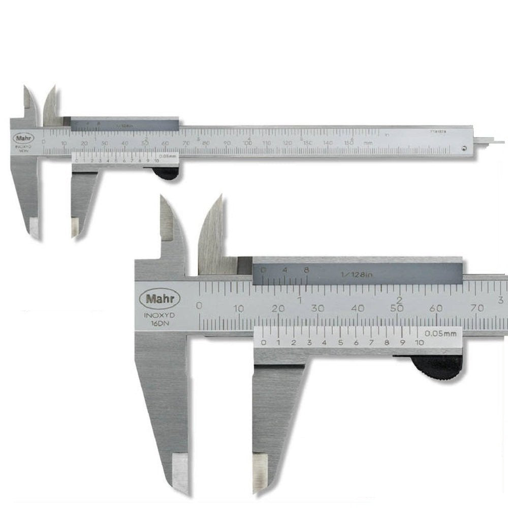 Mahr 4100600 MarCal Messschieber mit Analoganzeige, 0-150 mm, 228 mm Länge