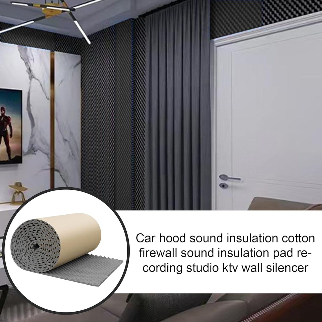 Schalldämmplatten,Schallschutzpaneele | Klebepad Schalldämmung Für Innenräume Wohnung Schlafzimmer T