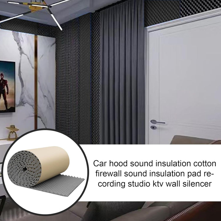 Schalldämmplatten,Schallschutzpaneele | Klebepad Schalldämmung Für Innenräume Wohnung Schlafzimmer T