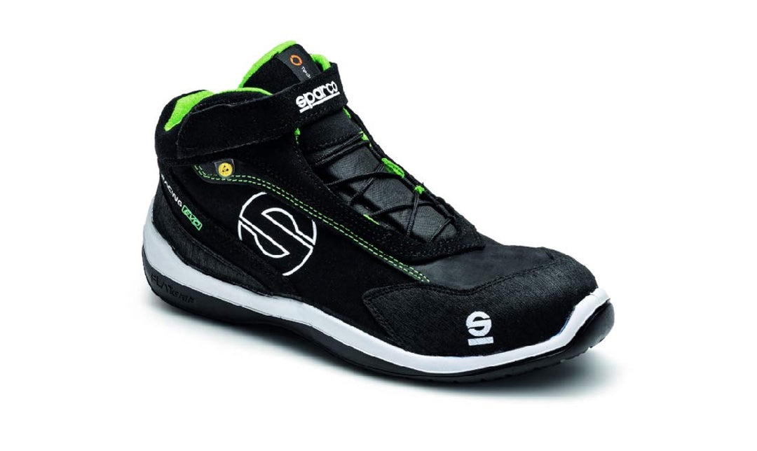 Sparco Unisex Racing EVO Industrial Shoe, Black, 38 EU 38 EU Schwarz, 38 EU Schwarz