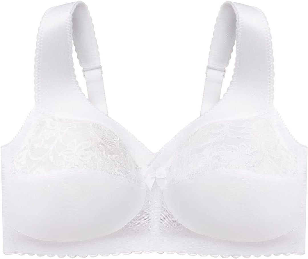 Glamorise Damen MagicLift-stütz Klassik BH, Undurchsichtige 80H Weiss, 80H Weiss