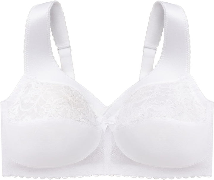 Glamorise Damen MagicLift-stütz Klassik BH, Undurchsichtige 80H Weiss, 80H Weiss