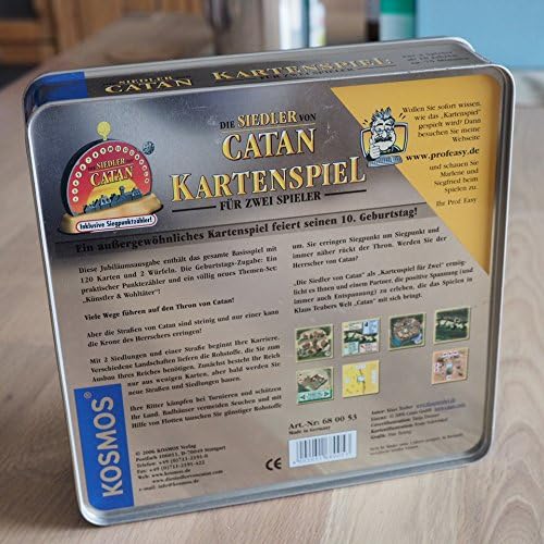 Kosmos - Catan Kartenspiel Jubilumsausgabe in Blechdose