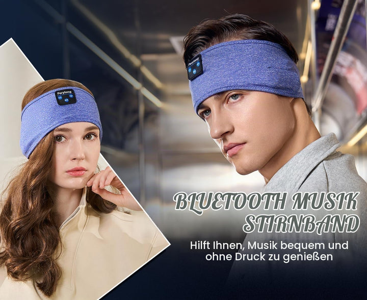 Schlafkopfhörer mit Bluetooth, Schlafhelm, Musik, Sport, Kopfband, Bluetooth, ultraweich, für Seiten