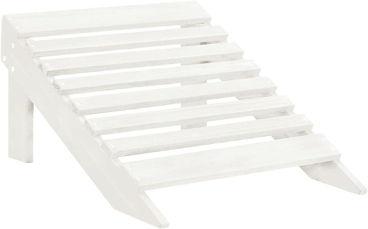 Festnight Adirondack Stuhl mit Fussstütze und Tisch Gartenstuhl Holz Gartensessel Terrassenstuhl Son