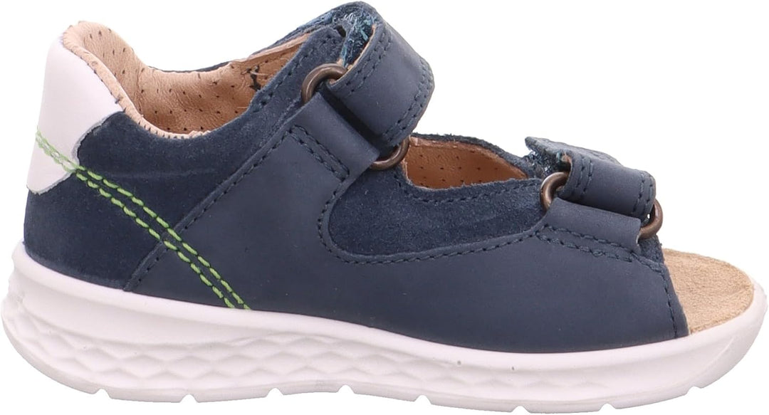 Superfit Baby Jungen Lagoon Sandale Knöchelriemen, 19 EU Blau Gr&#xFC;n 8010