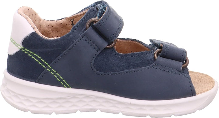 Superfit Baby Jungen Lagoon Sandale Knöchelriemen, 19 EU Blau Gr&#xFC;n 8010