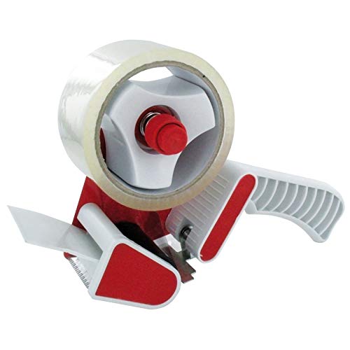 Packband Handabroller, für Klebeband bis 50mm Breite, mit Abrollbremse (5 Stück), 5