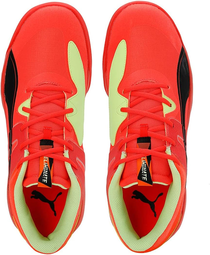PUMA Herren Eliminate Pro Ii Hallenturnschuh 46 EU Red Blast Fast Yellow Puma Black, 46 EU Red Blast