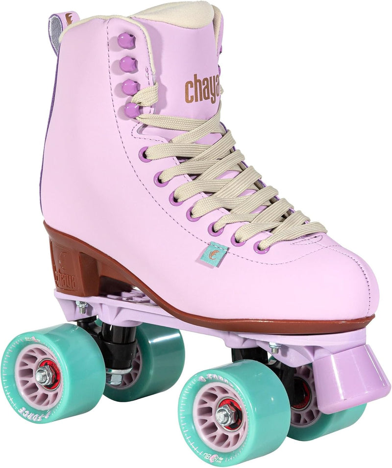 Chaya Roller Skates Melrose Lavender für Damen in Lila, 61mm/78A Rollen, ABEC 7 Kugellager, Art. nr.