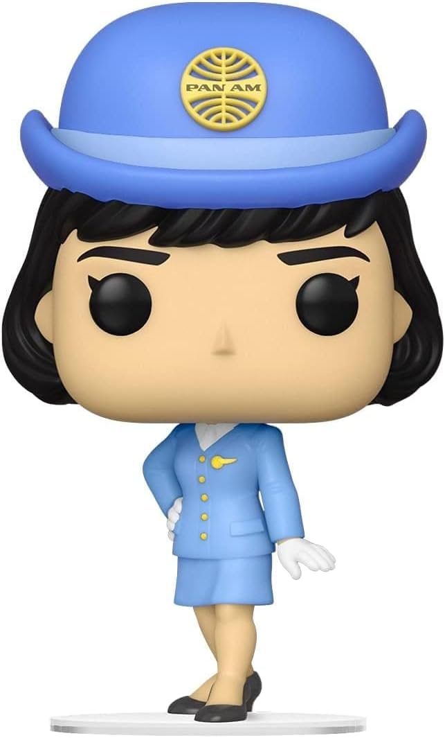 Funko Pop! Ad Icons: Pan Am Stewardess Am - Stewardess Without Bag - Pan-Am - Vinyl-Sammelfigur - Ge