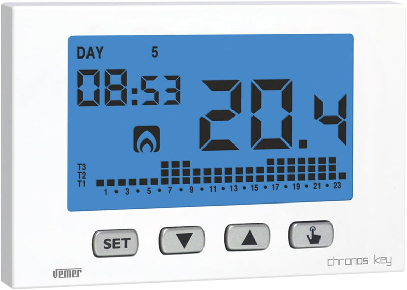 Vemer Spa ve725800 Thermostat, Weiss Bianco, Bianco