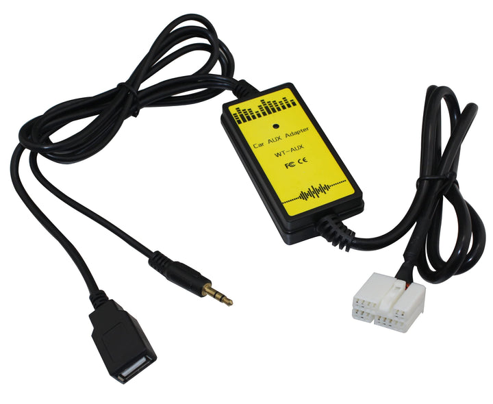 USB Aux Interface Adapter Ladekabel kompatibel mit Honda Accord 2003-2011 CRV 2005-2011 Pilot 2006-2