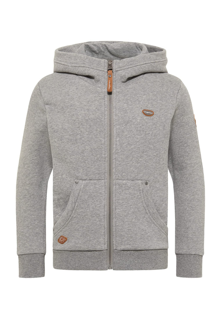 Ragwear Nesie Zip Mädchen Sweatjacke Sweatshirt mit Kapuze Übergangsjacke Jacke Cardigan Strickjacke