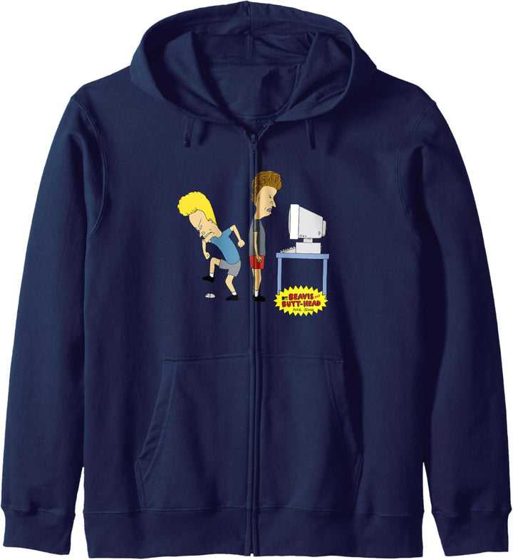 Beavis and Butt-Head Virtual Stupidity Kapuzenjacke
