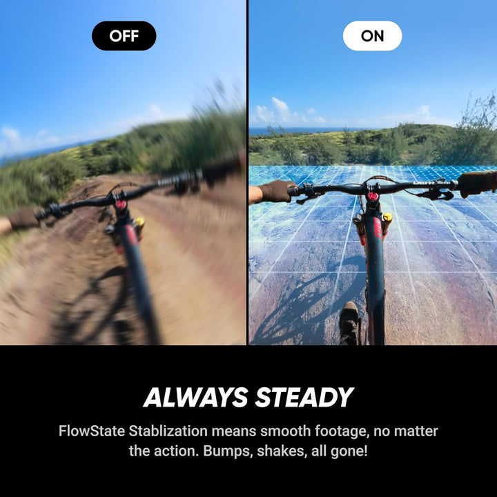 Insta360 X5 Auf Geht's-Bundle Satinweiss - wasserdichte 8K 360°-Kamera, Führend bei wenig Licht, Uns