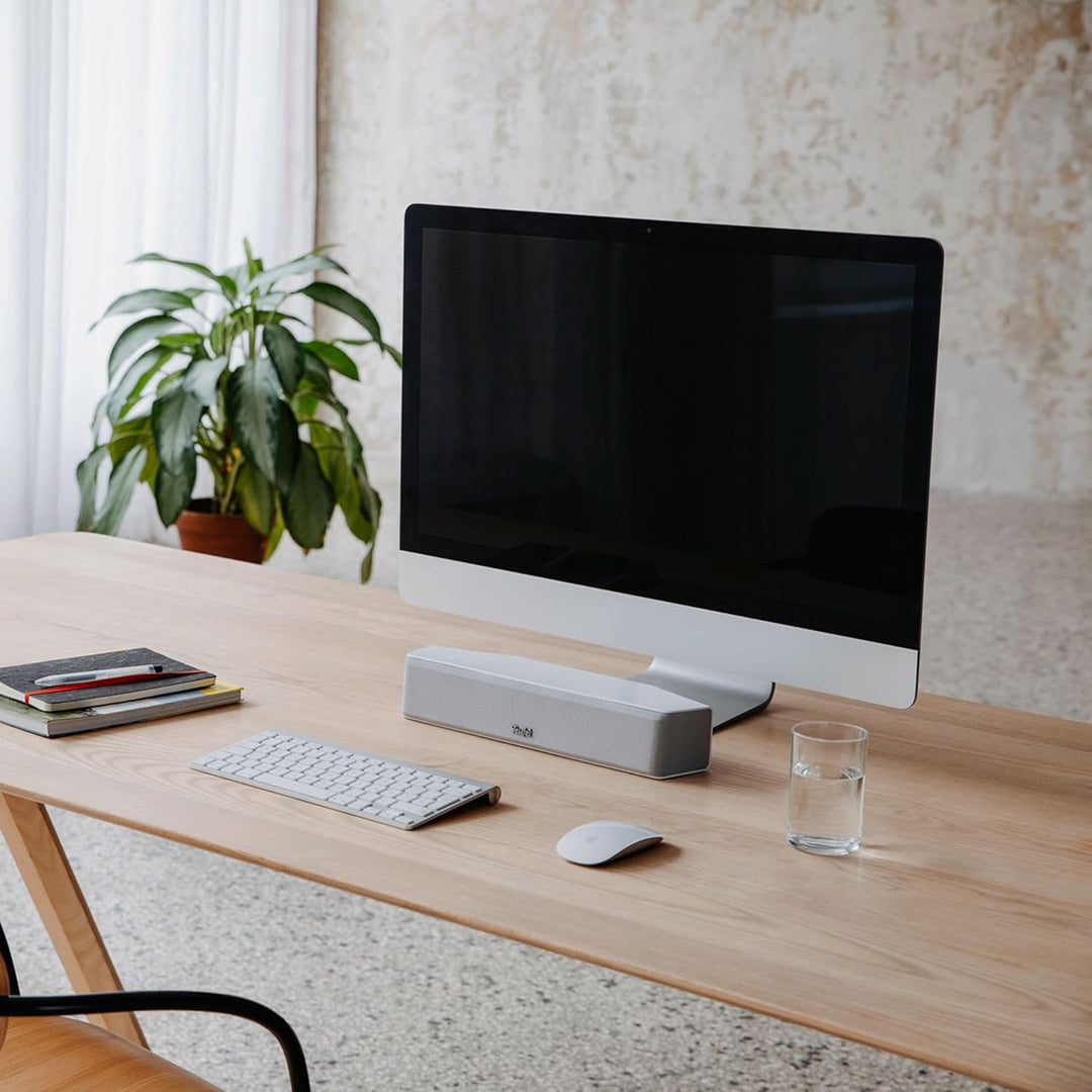 Teufel CINEBAR ONE+ 2.1 Soundsystem - Ultra-Kompakte Soundbar mit platzsparender Subwoofer, Dolby Au