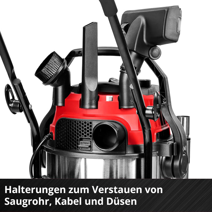 Einhell Nass-Trockensauger TE-VC 4090 SACL (1150 W, 225 mbar Saugleistung, 40 L Behälter, Staubschut