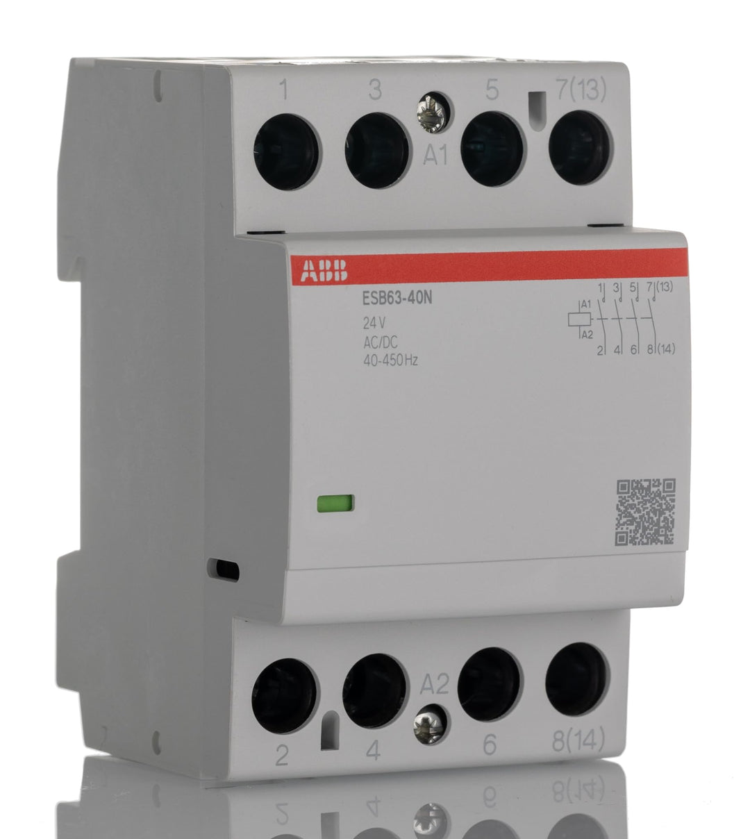 Installationsschütz 4S/0Ö, 24 V AC/DC ABB ESB63-40N-01