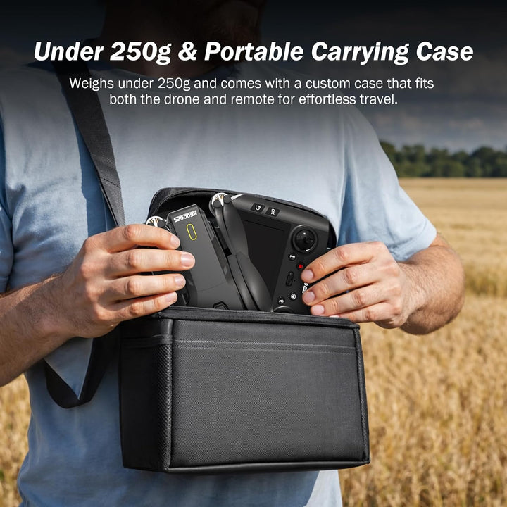 GPS Drohne mit 4.5" HD Bildschirm EIS Kamera, Follow Me Modulare Batterie | AI Track&amp;Orbit,Gesten Sc