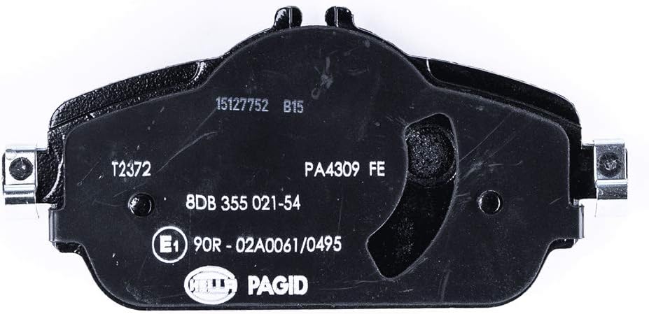 HELLA PAGID 8DB 355 021-541 Bremsbelagsatz - T2372 - Dicke/Stärke: 19.3mm - Bremssystem: TRW - für V