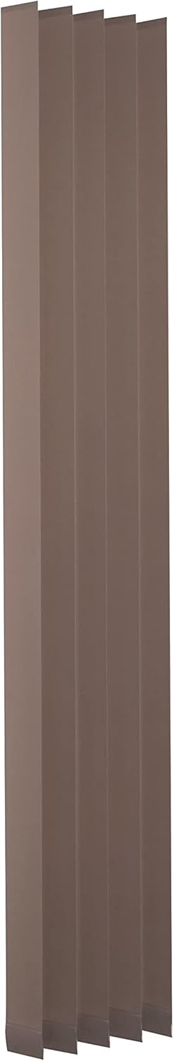 Ventanara® Lamellenvorhang durchgehende Schiene Komplettset Vertikaljalousie 89mm inkl. Montagemater