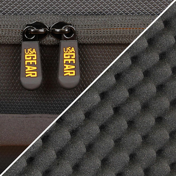 USA GEAR VR-Headset-Hülle – Virtual-Reality-Hartschalenhülle, VR-Reisetasche mit Anpassbarer Schaums