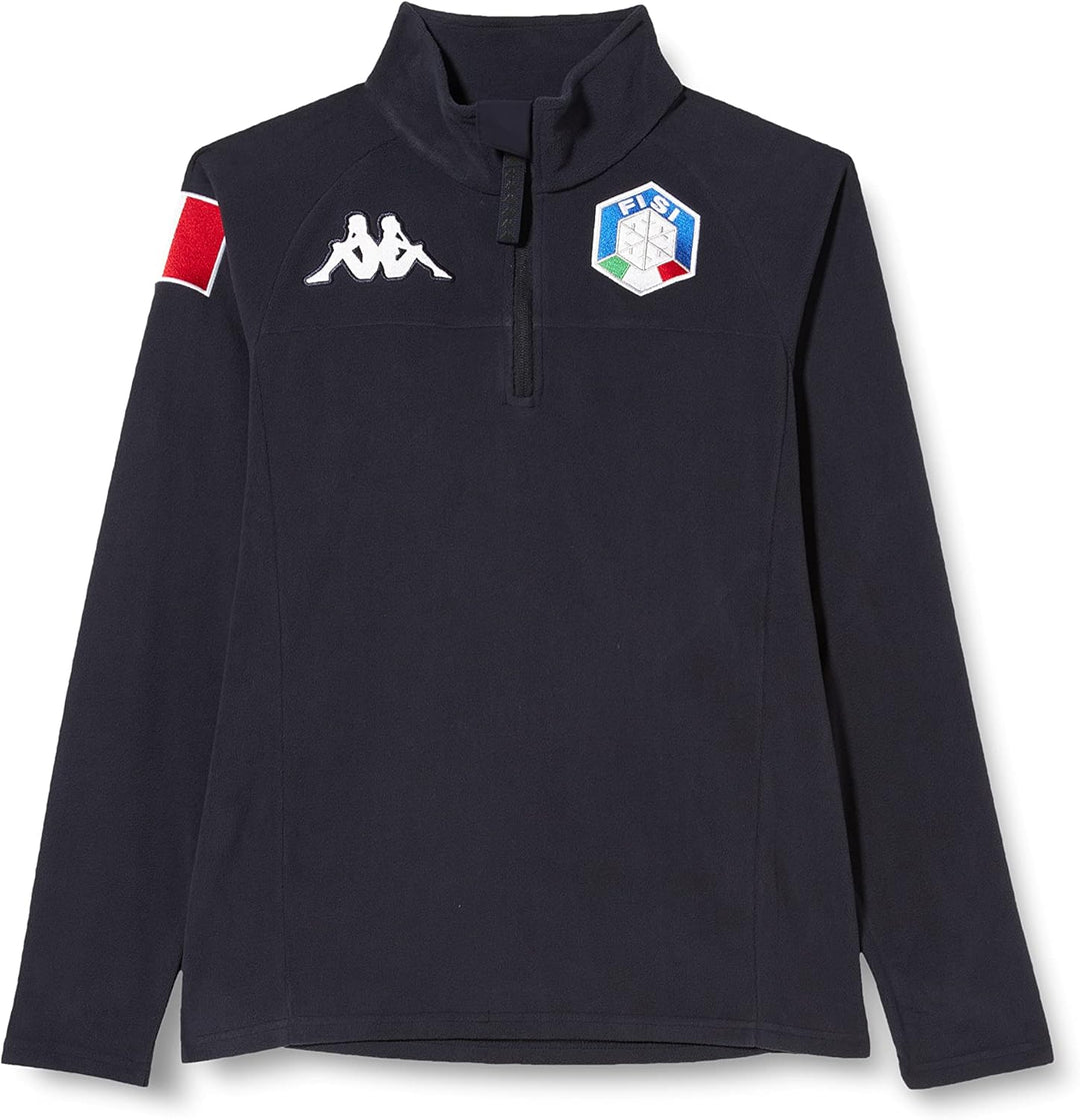 Kappa Unisex 6cento 687b FISI Sport Pullover, Nachtblau, YXL