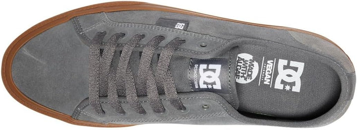 DC Shoes Herren Manual Sneaker 41 EU Grey Gum, 41 EU Grey Gum