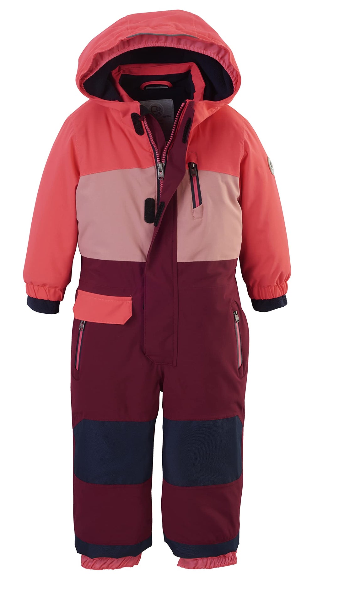 first instinct by killtec Unisex Fisw 4 Mns Onpc Skioverall mit Kapuze 98-104 coral pink, 98-104 cor