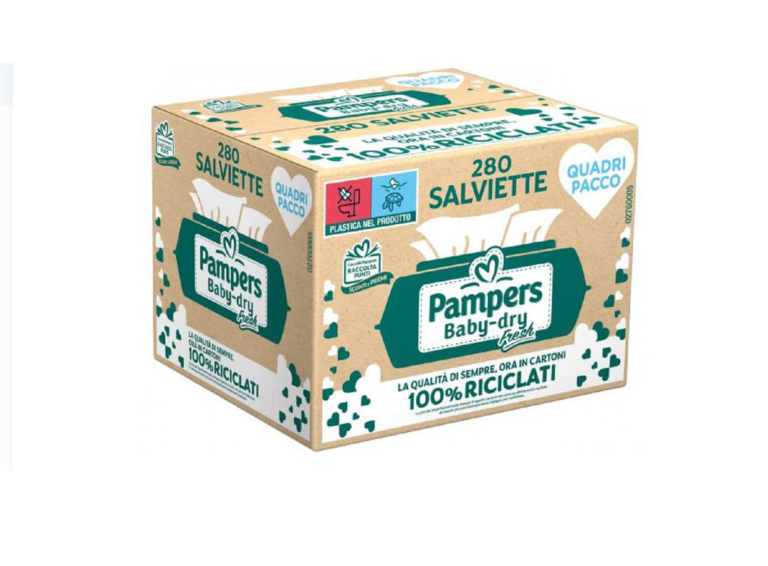 Pampers Baby-dry Fresh Tücher 280 St 280 stück (1er Pack), 280 stück (1er Pack)