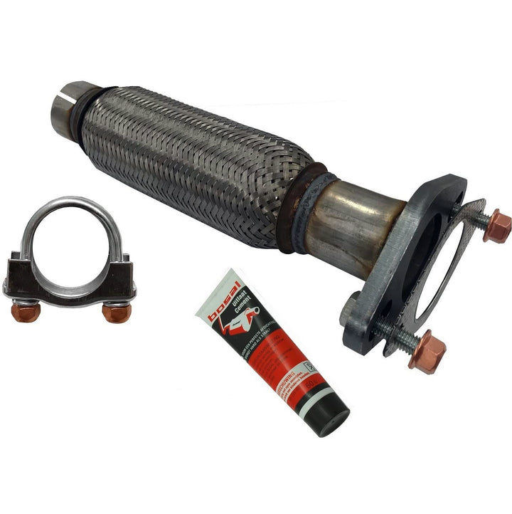 Reperaturset Flexrohr Universal Interlok kompatibel mit FORD FOCUS 1.4-1.6 16V mit Schellen Dichtung