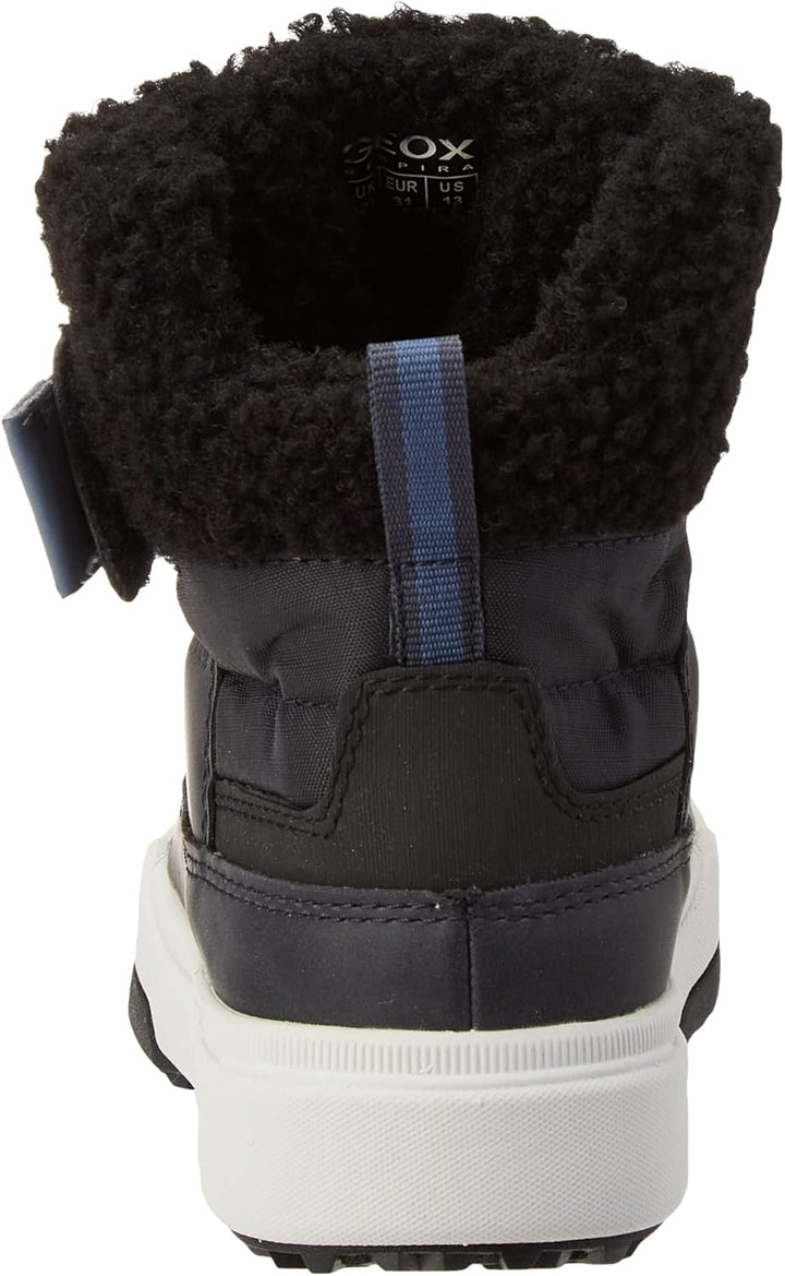 Geox Jungen J Bunshee Pg Boy B A Ankle Boot 28 EU Navy Black, 28 EU Navy Black