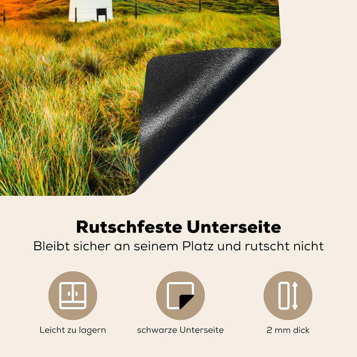 Herdabdeckplatte Einteilig Herdabdeckung Abdeckplatte für Ceranfeld Abdeckung Induktionskochfeld Auf