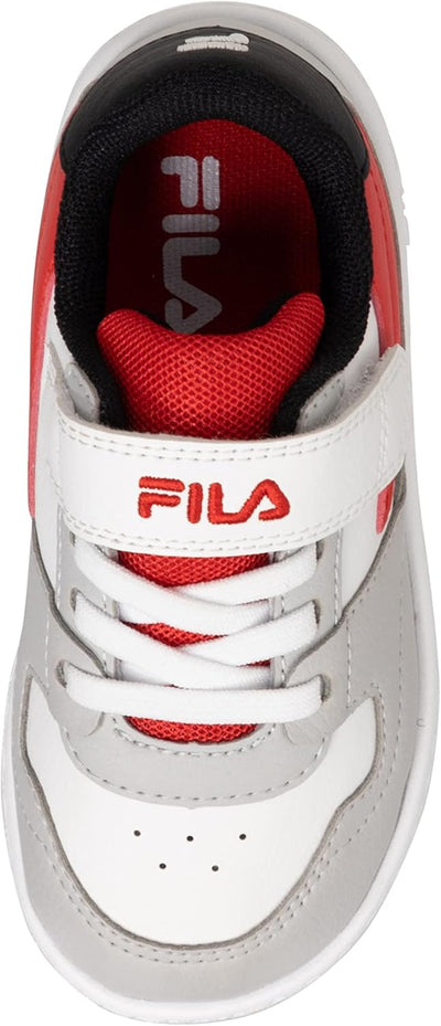 FILA Unisex Kinder Fxventuno Velcro Tdl Sneaker 22 EU Gray Violet Fila Red, 22 EU Gray Violet Fila R