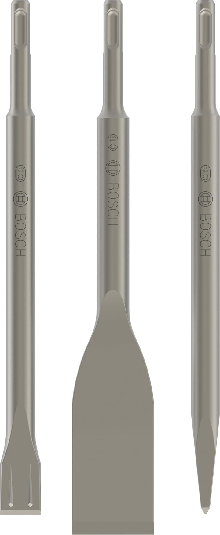Bosch 3x PRO SDS plus-5C Meissel-Set, 3-tlg. (für Beton, Ziegelstein, Ø mm, Professional Zubehör Boh