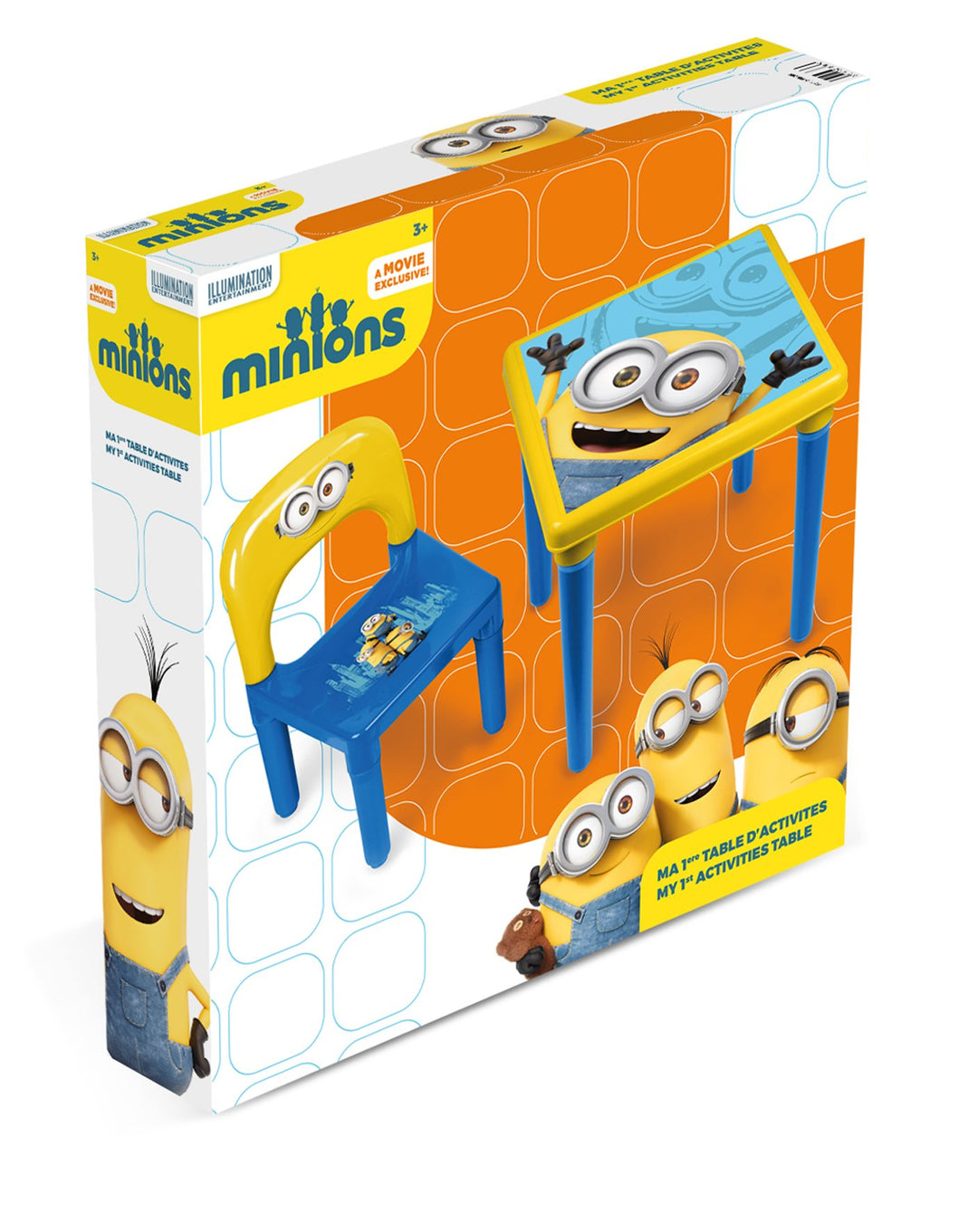 Minions – Tisch Aktivitäten, hmin005, gelb