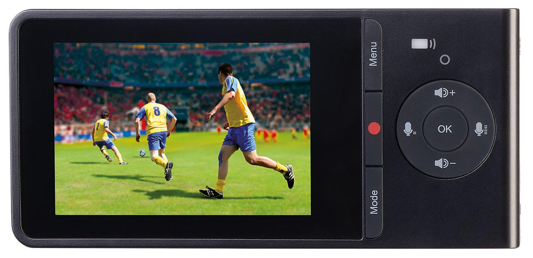 auvisio HDMI Recorder 4K: 4K-HDMI-Video-Rekorder, Livestream, 3,5" / 8,9 cm Display, Akku, 60fps (Vi