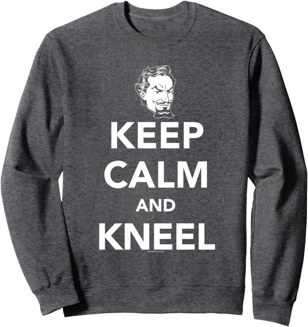 Superman Zod Keep Calm and Kneel Sweatshirt