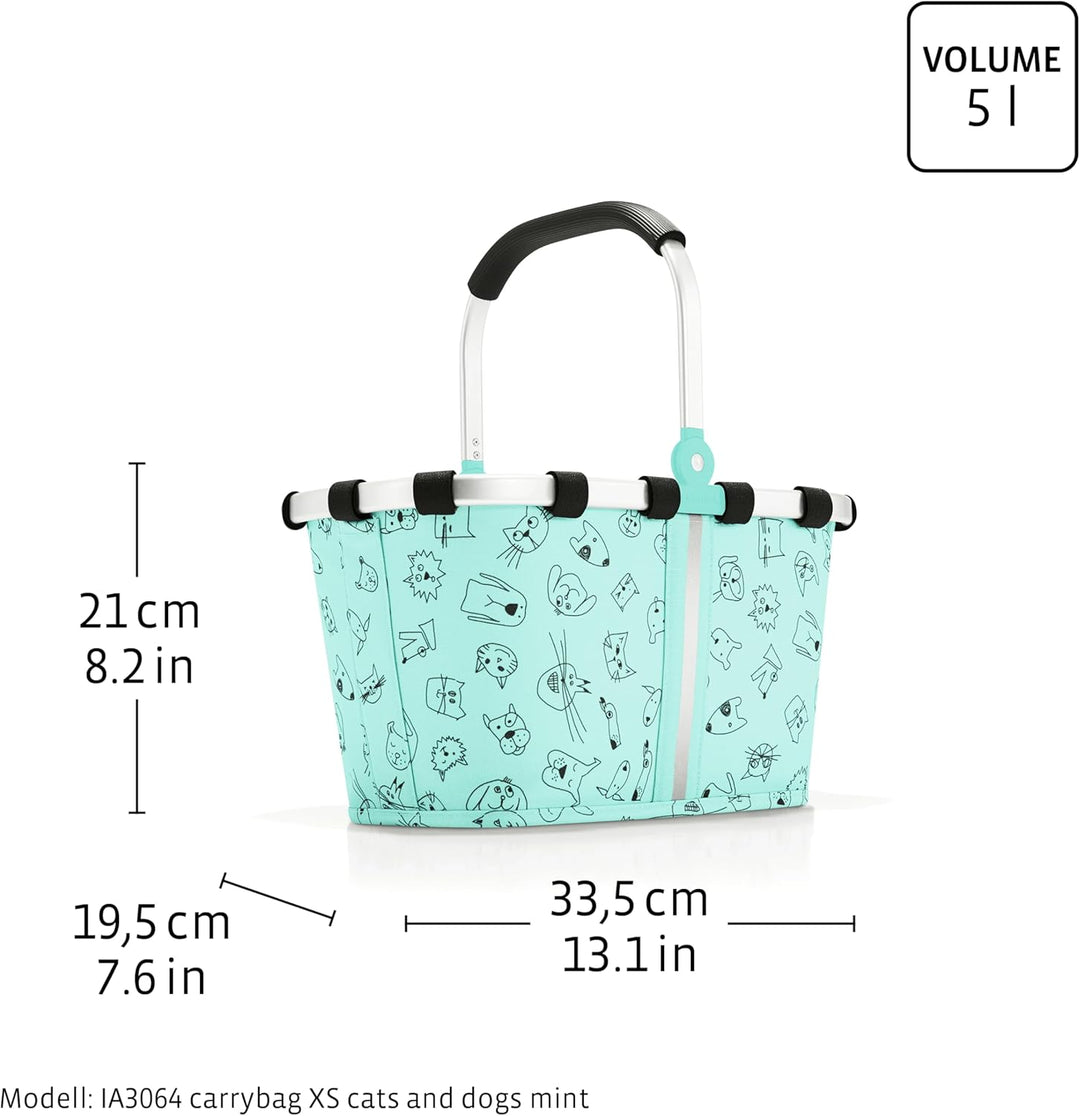 reisenthel IA4062 carrybag XS kids Einkaufskorb 33,5 x 18 x 19,5 cm / 5 l / cats and dogs