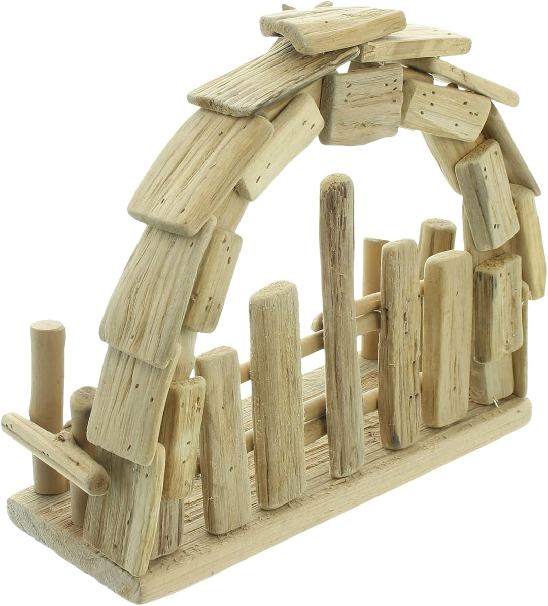 Dekoleidenschaft Weihnachtskrippe Natur aus Treibholz, Holzkrippe, Weihnachtsdeko, Krippenspiel, Hol