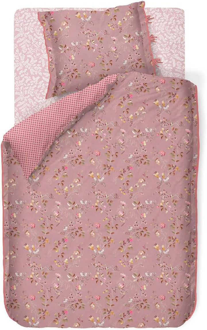 Pip Studio Perkal-Bettwäsche Tokyo Blossom | hellrosa - 155 x 220 155x220 cm + 80x80 cm, 155x220 cm