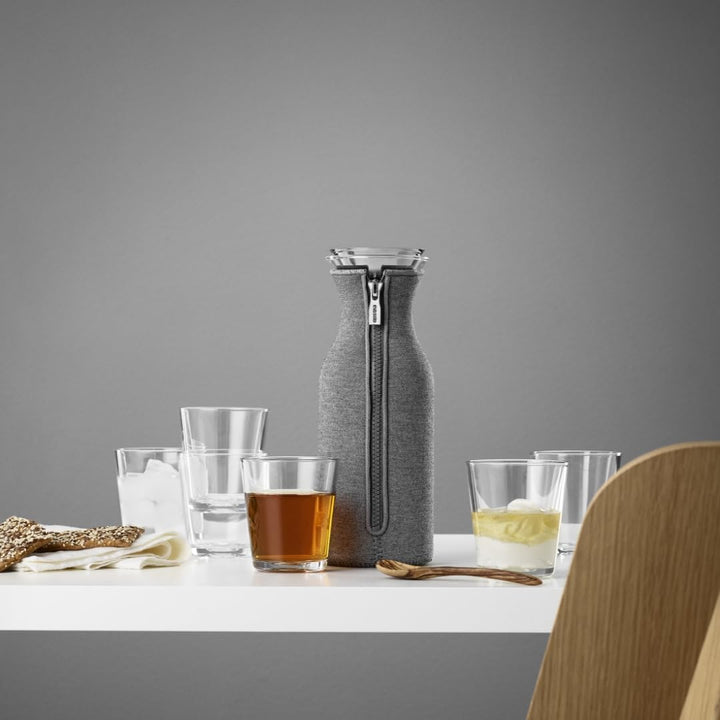 EVA SOLO – Kühlschrankkaraffe | skandinavisches Design | 1 Liter - 1.0l| Borrosilikat-Glas, Edelstah