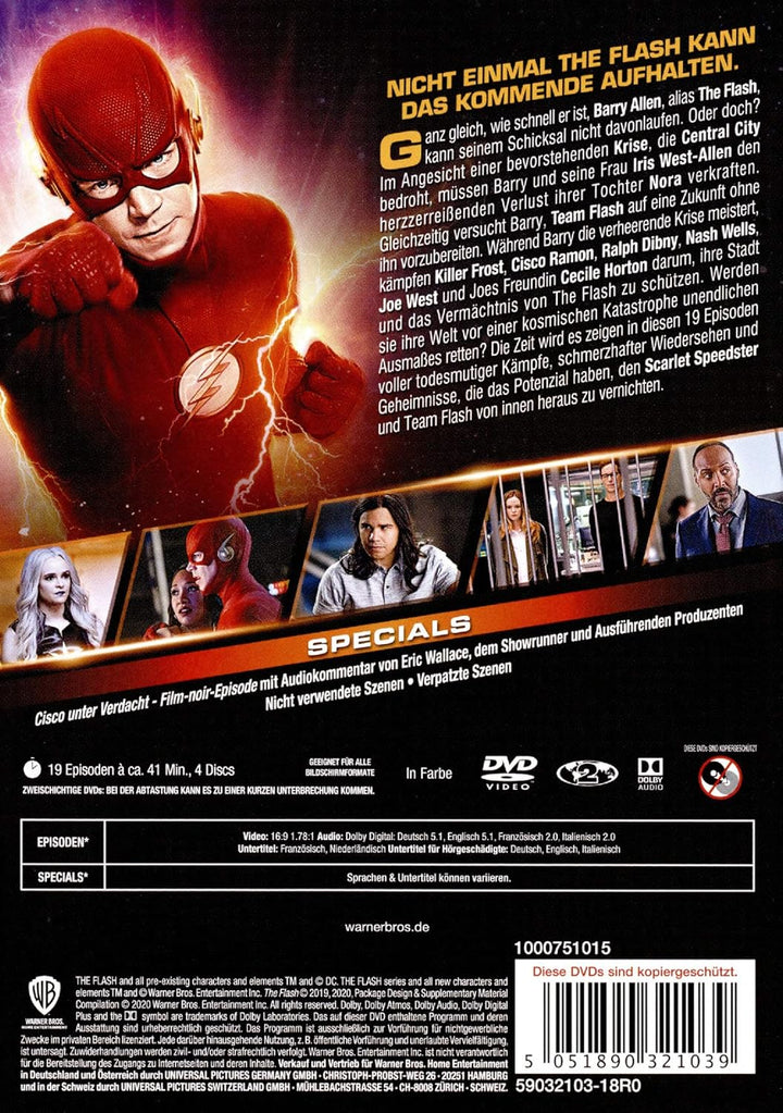 The Flash - Die komplette sechste Staffel [4 DVDs], DVD